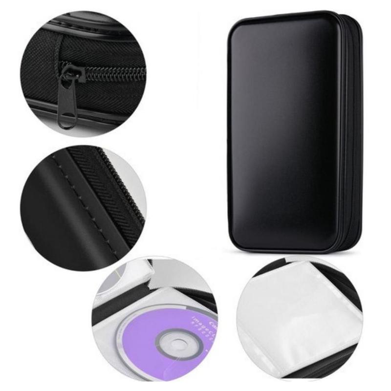 Porta Cd E Dvd Para 80 Unidades - Levox - Estojo para CD / DVD